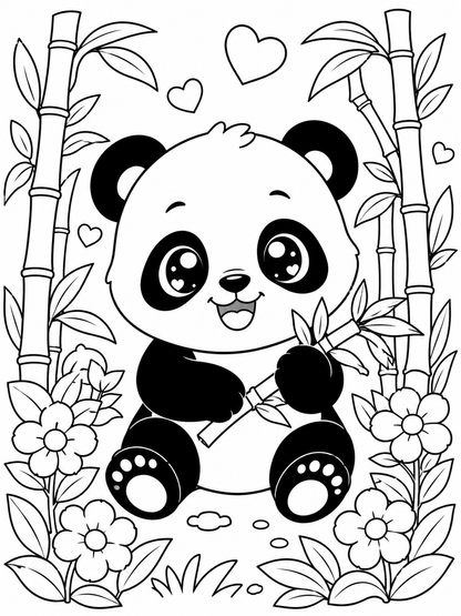 Free Panda Coloring Pages