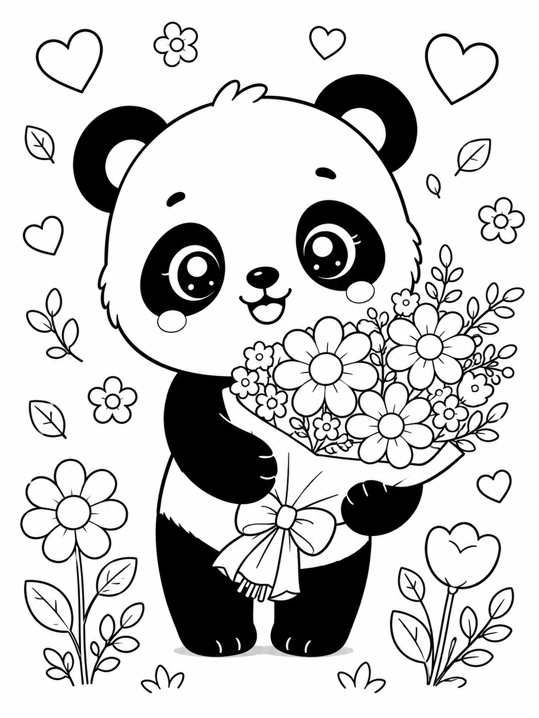 Free Panda Coloring Pages
