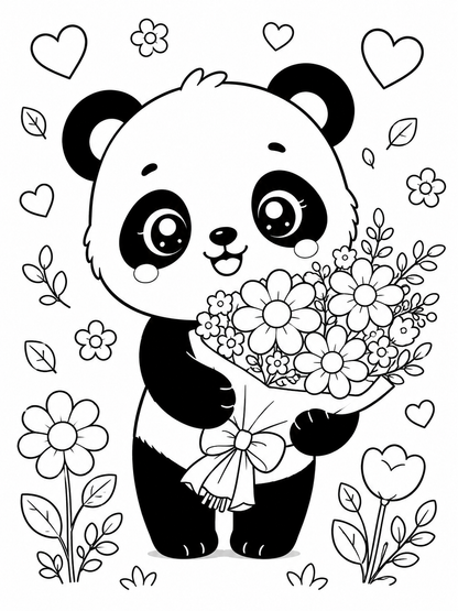 Free Panda Coloring Pages