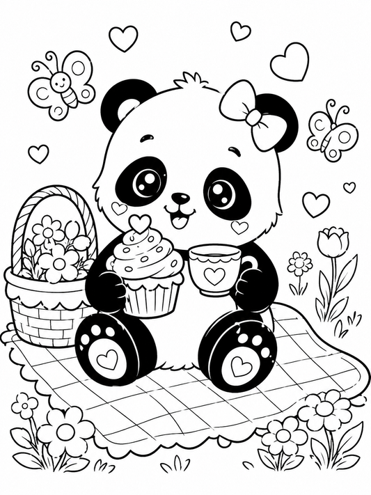 Free Panda Coloring Pages